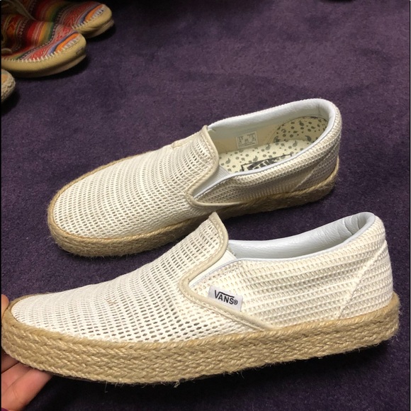 {keywor d} vans slip on espadrille
